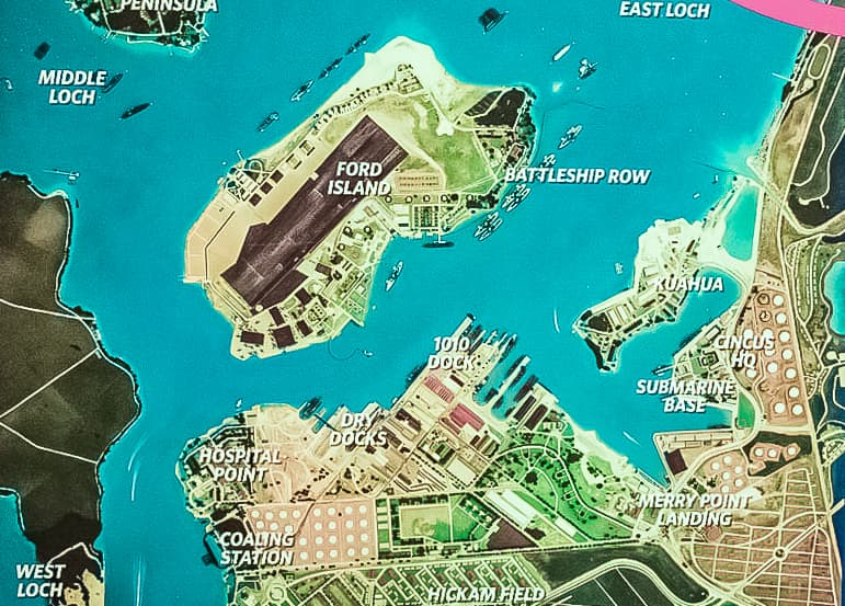 Pearl Harbor Today Map